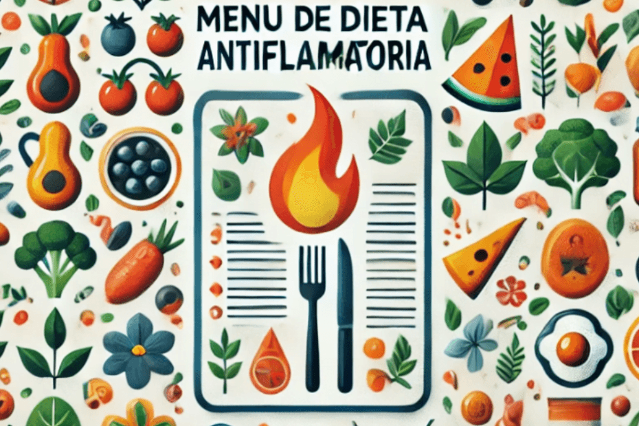 menu de dieta antiinflamatoria mensual