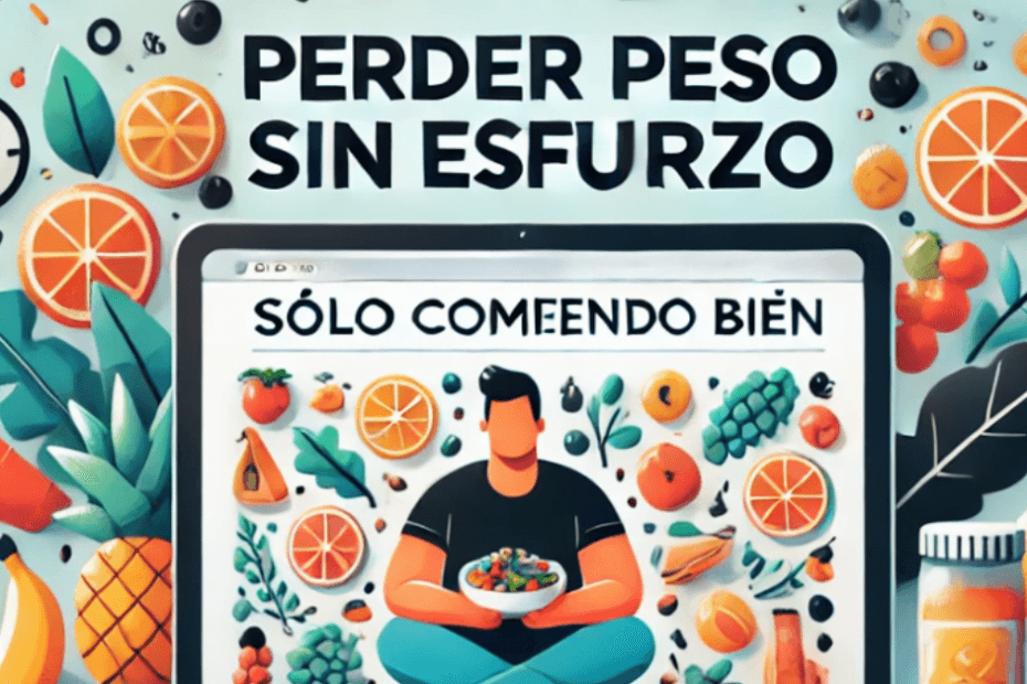 Perder peso sin esfuerzo sólo comiendo bien