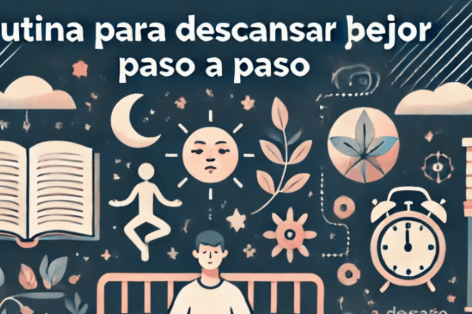 Rutina para descansar mejor (paso a paso)