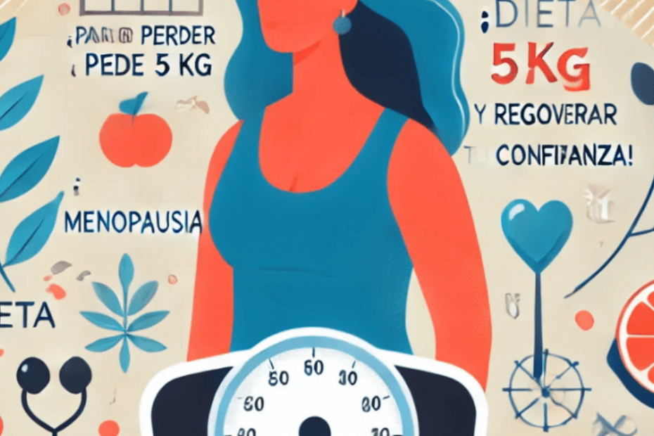 ¡Dieta para perder 5 kg en la menopausia y recuperar tu confianza!