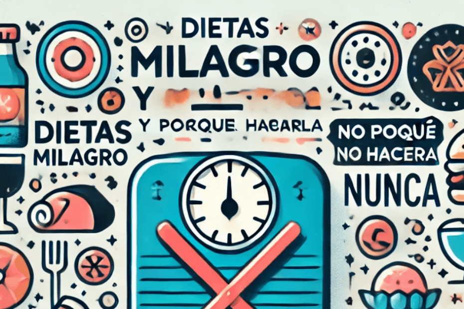 dietas milagro y porque no debes hacerlas