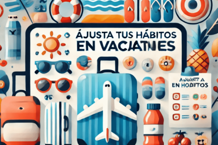 ajusta tus hábitos en vacaciones