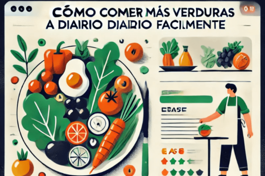 cómo comer más verduras a diario fácilmente