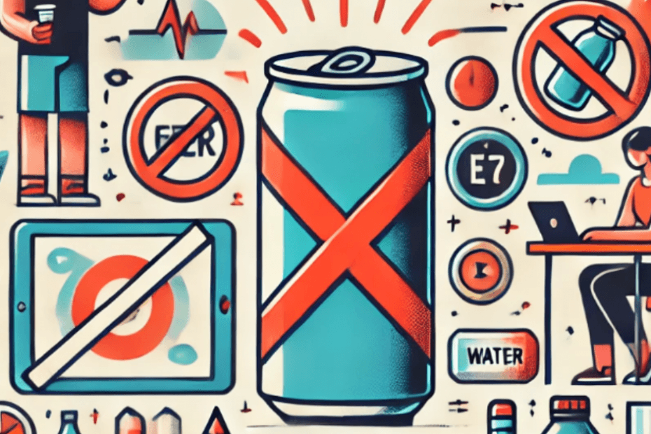 cómo dejar de beber bebidas energéticas