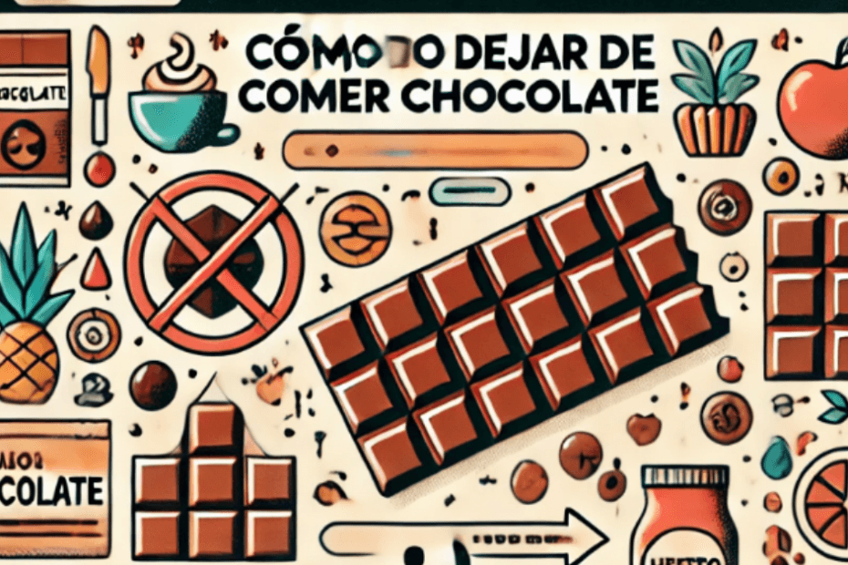 cómo dejar de comer chocolate