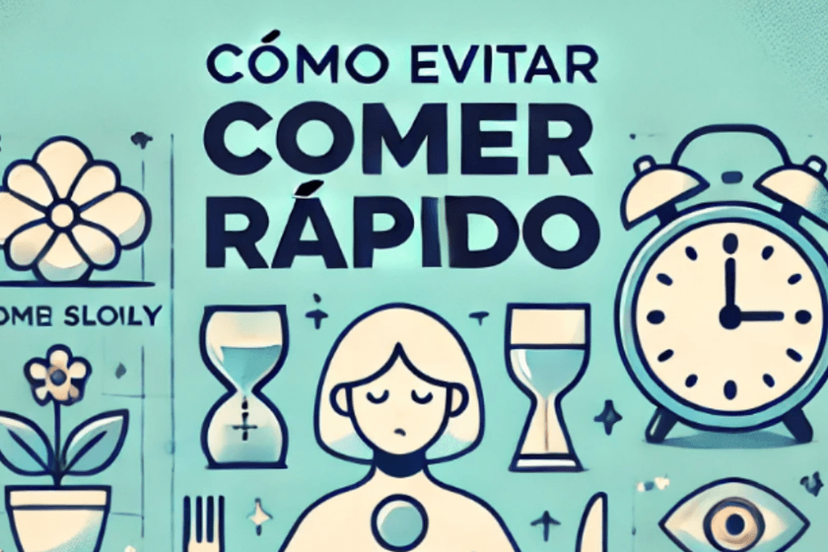 cómo evitar comer rápido