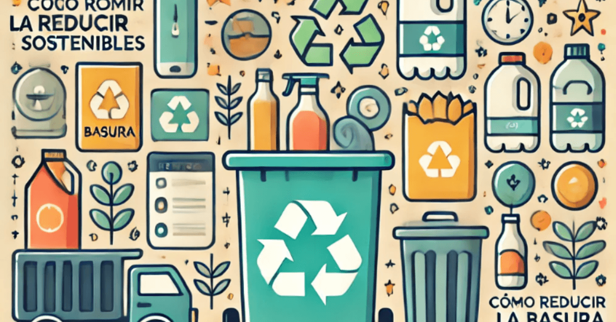 Cómo reducir la basura con hábitos sostenibles