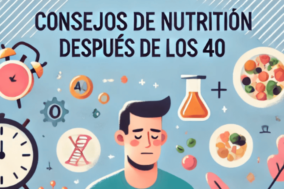 consejos de nutrición después de los 40