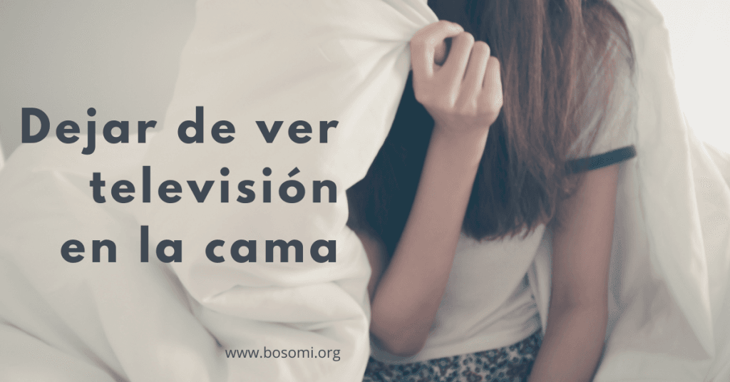 dejar de ver televisión en la cama para descansar de una manera saludable