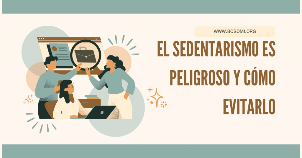 el sedentarismo es peligroso y cómo evitarlo en el trabajo