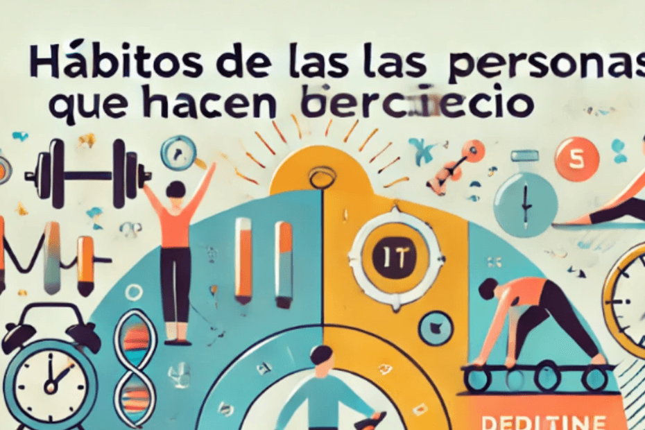 hábitos de las personas que hacen ejercicio