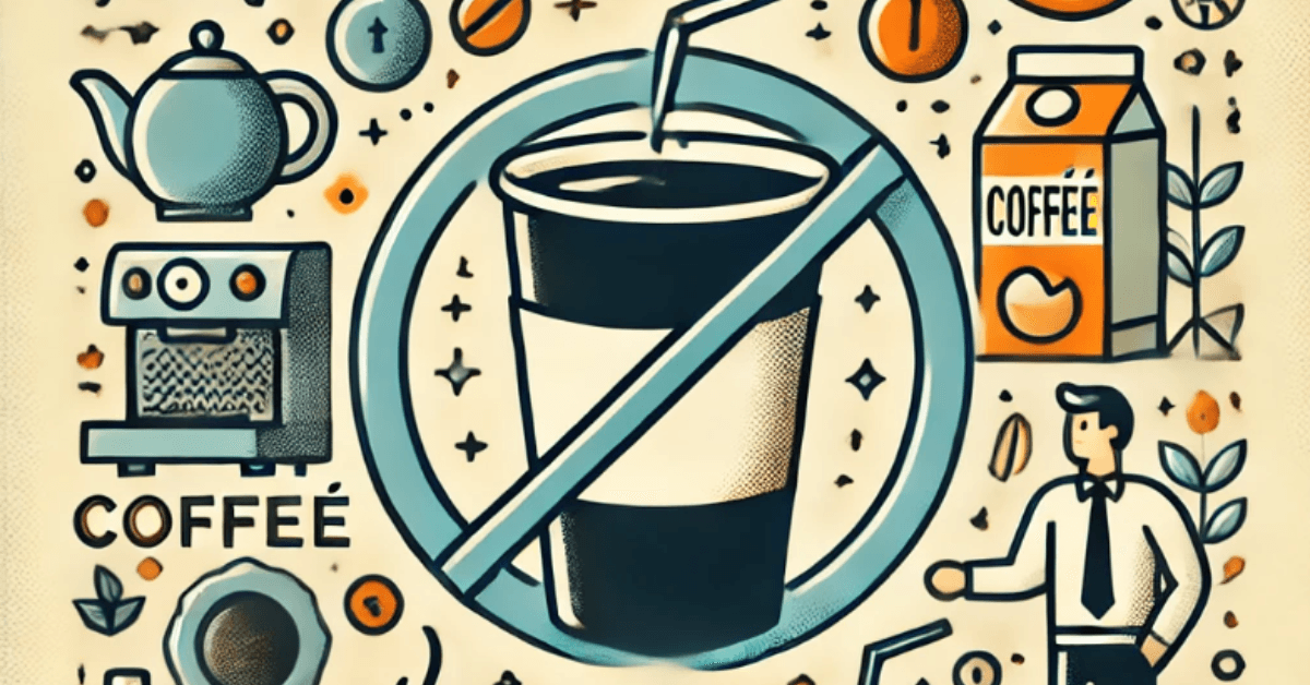 Reduce el consumo de café