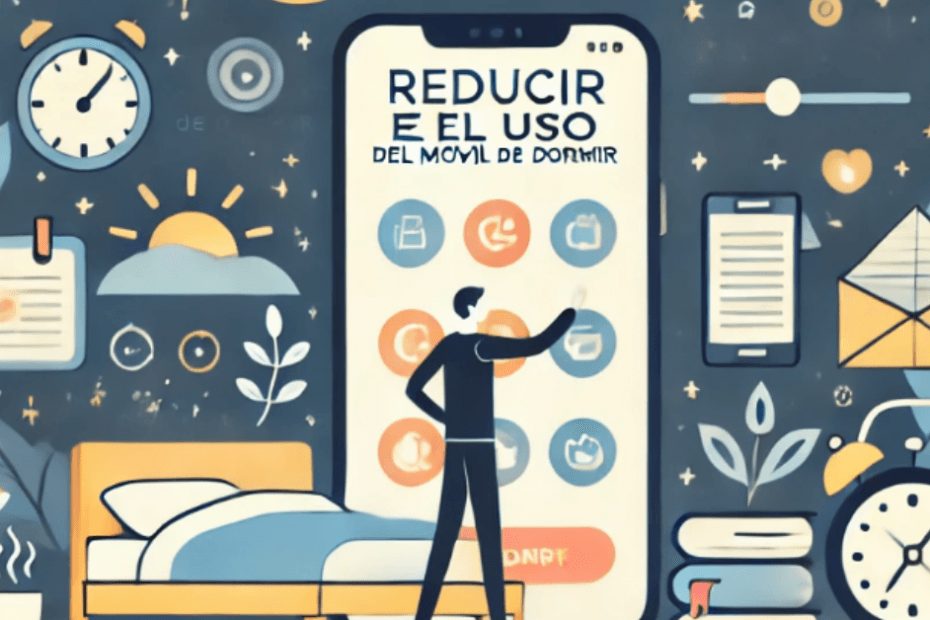reducir el uso del móvil antes de dormir