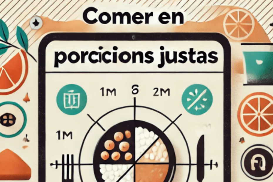 comer en porciones justas