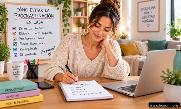 cómo evitar la procrastinación en casa