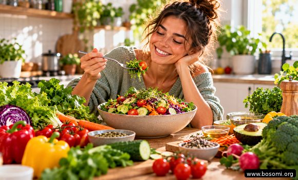 Verduras variadas preparadas al horno, salteadas y en ensalada para comidas cotidianas
