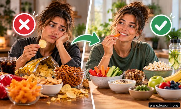 cómo dejar de comer snacks salados