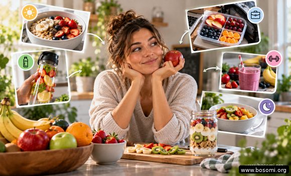 Fruta fresca variada preparada para incorporar a las comidas diarias